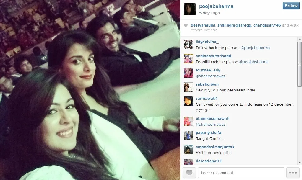 Potret kebersamaan para pemain 'Mahabharata' di Delhi. @instagram.com/poojabsharma