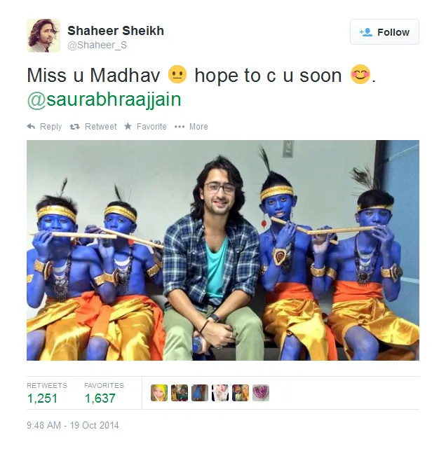 Shaheer kangen Saurabh Raj Jain. @twitter.com/shaheer_s