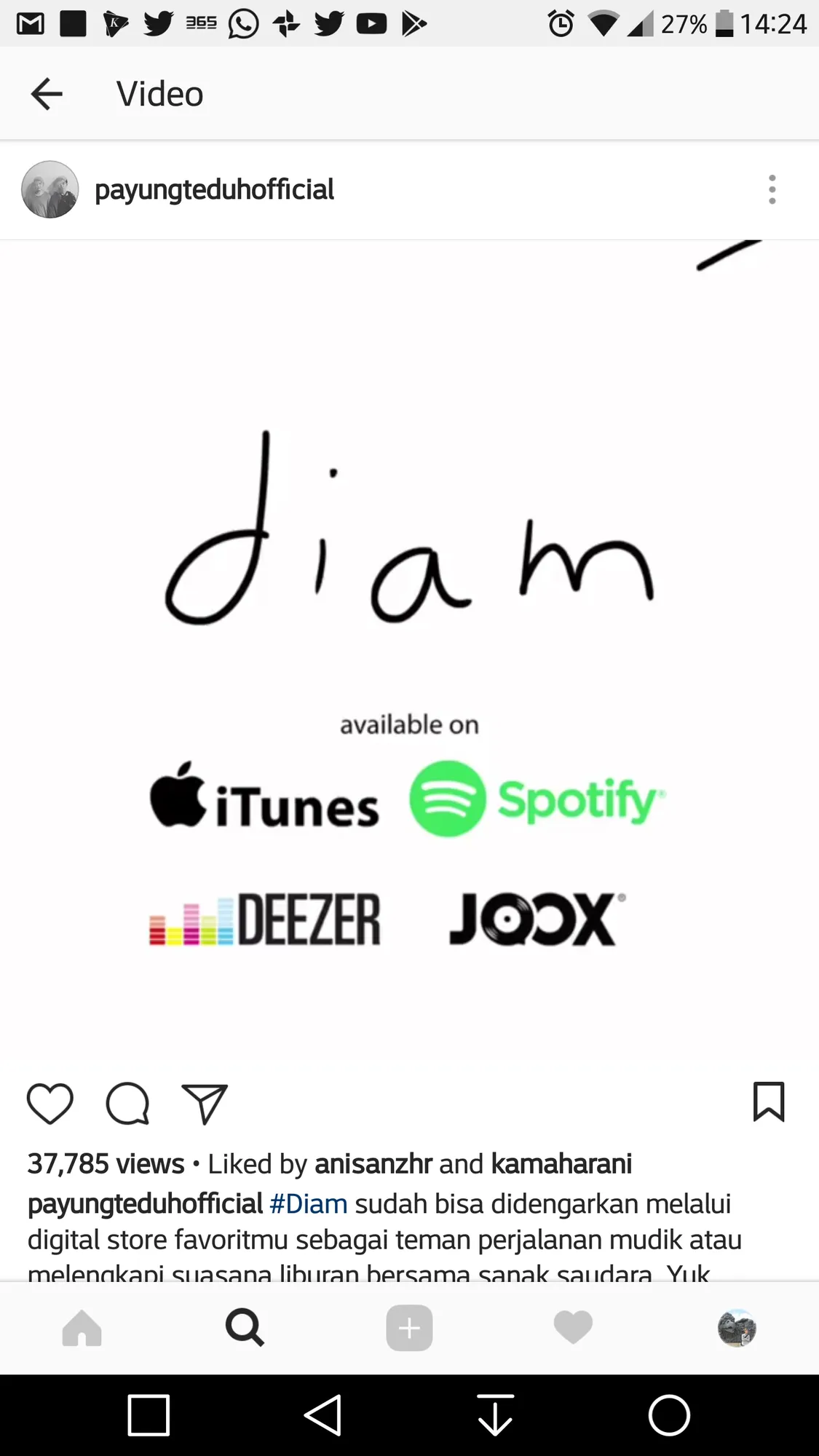 Single baru Payung Teduh.