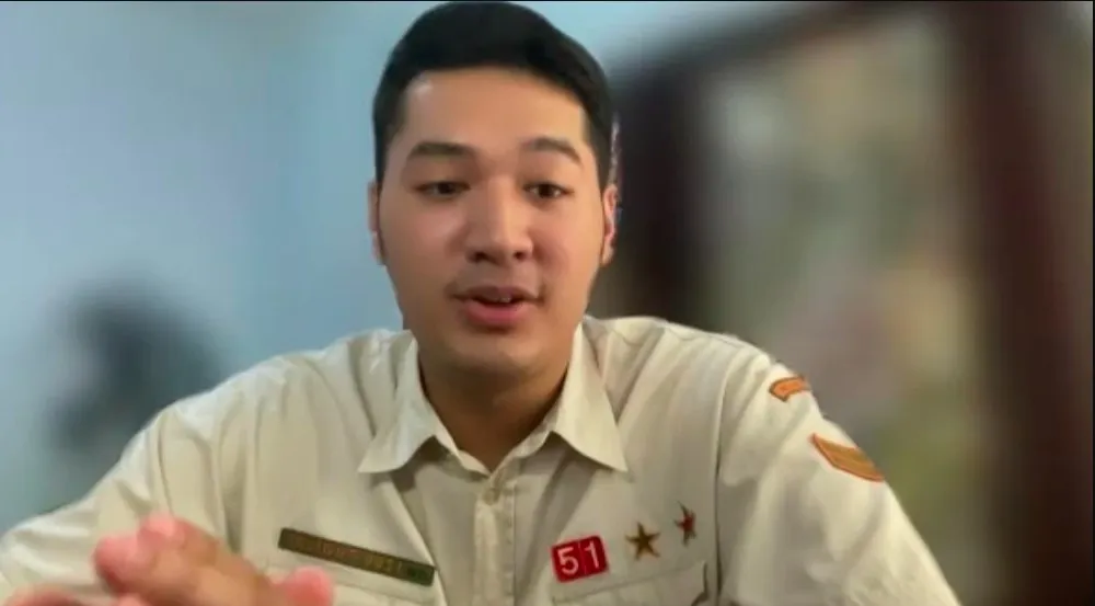 Ghassaan diwawancara via zoom. Ia mengklarifikasi kabar tak benar yang beredar. (Copyright: INews.com)