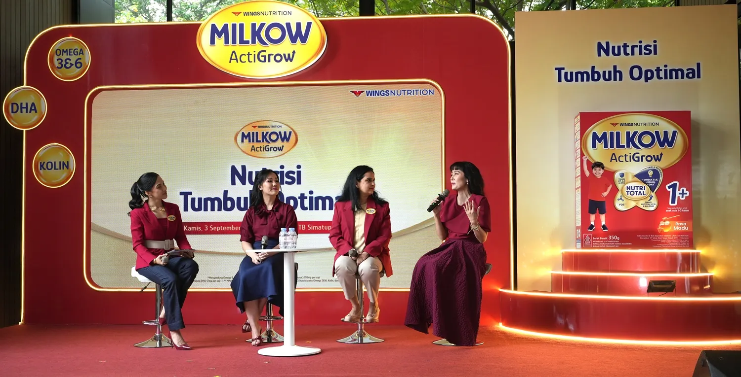 Sesi talkshow yang menjadi bagian peluncuran MILKOW ActiGrow. (c) Istimewa