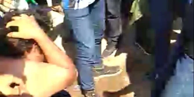 Pengeroyokan di GBLA © Instagram