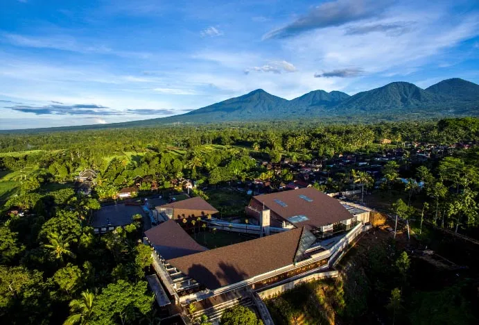 Penampakan Secret Garden Village dari udara