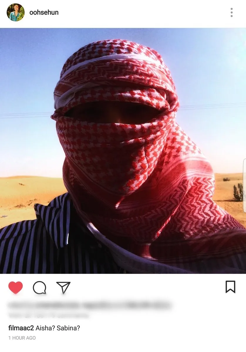 Akun AAC 2 komentar di IG Sehun © Istimewa