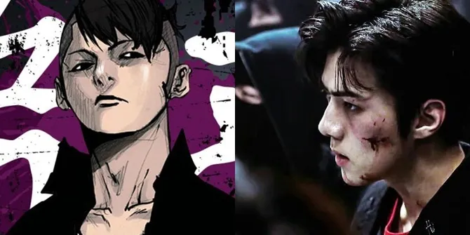 Karakter Kang Hyuk (kiri) yang akan diperankan Sehun © Istimewa