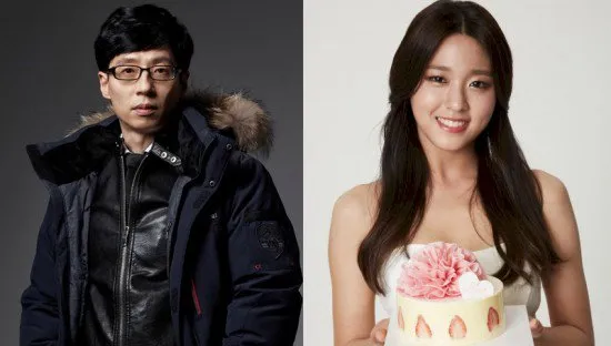 Yoo Jae Suk dan Seolhyun AOA masuk dua besar sebagai seleb paling tenar. © allkpop.com