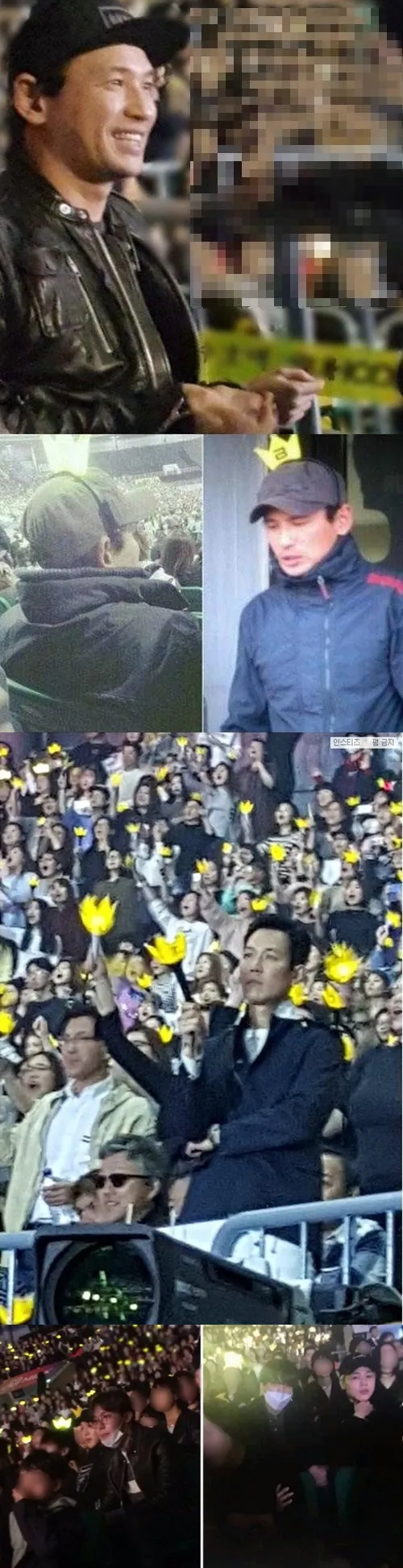 Sederet artis Korea yang ternyata nonton konser Big Bang. © istimewa