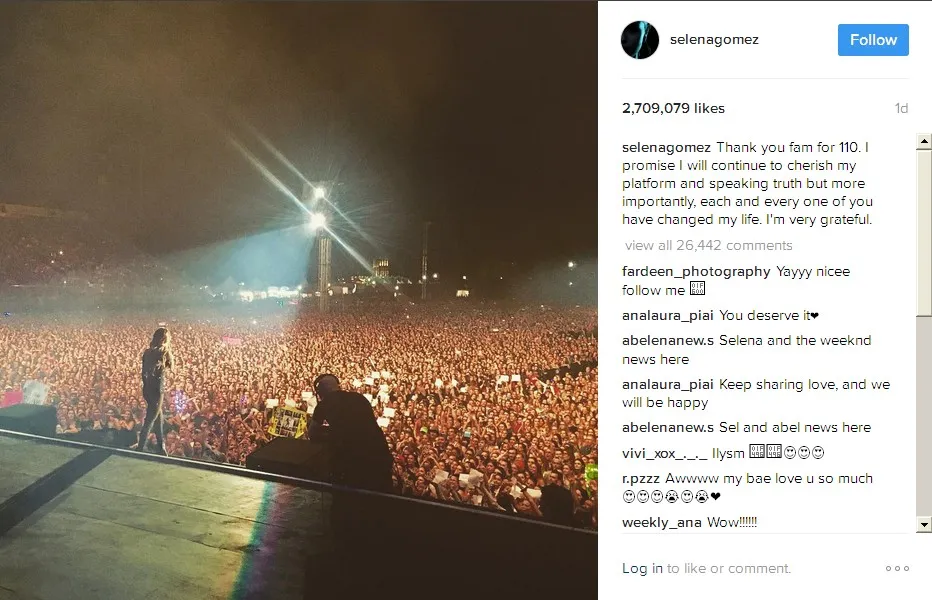 Selena Gomez © Instagram