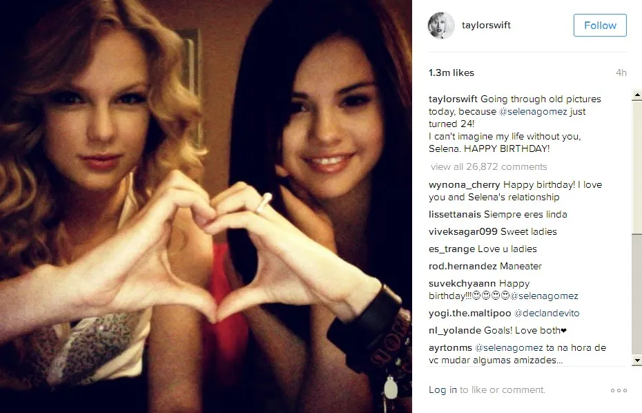 Ucapan Ultah Taylor Swift © Instagram