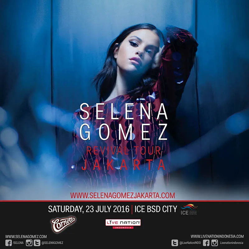 Mau bertemu Selena Gomez di Jakarta pada 23 Juli mendatang? Kami bisa wujudkan © Live Nation Indonesia