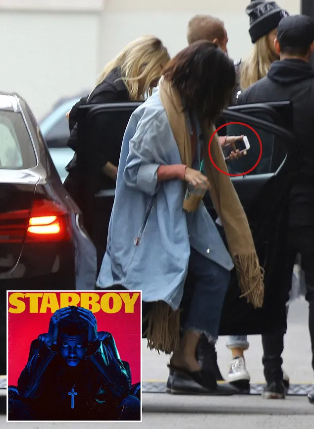 Selena dengarkan lagu The Weeknd © istimewa