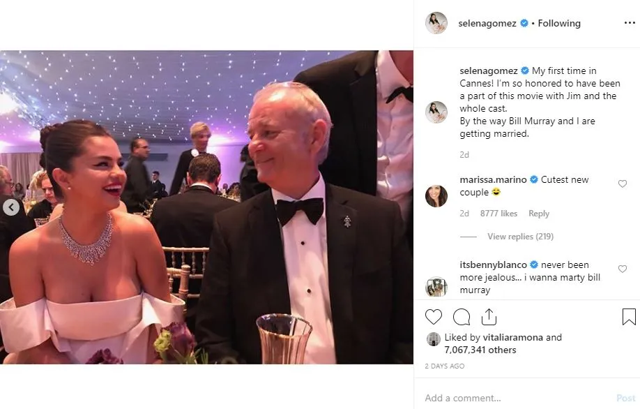Komentar Bill Murray