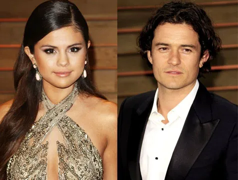 Selena Gomez dan Orlando Bloom @ aceshowbiz.com