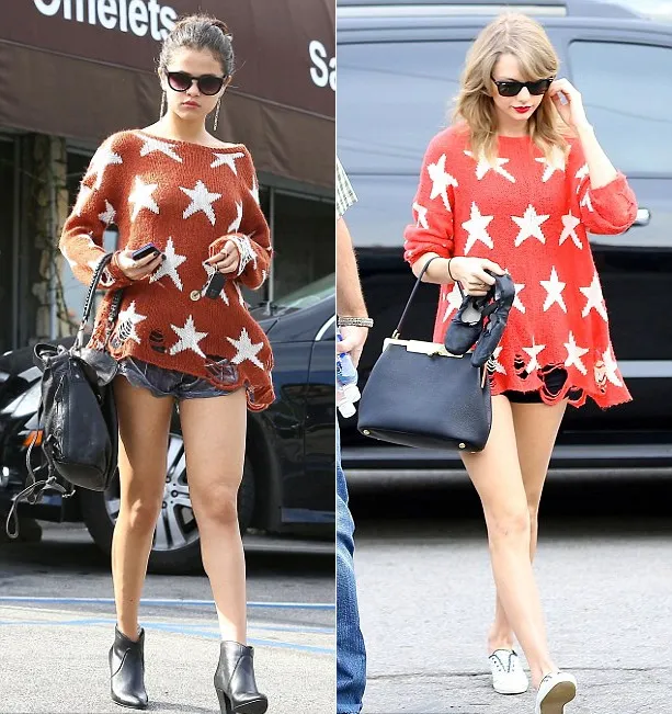 Selena vs Taylor @ dailymail.co.uk