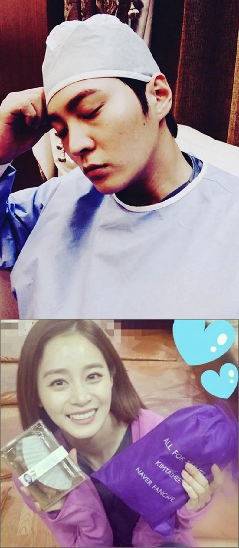 Selfie perpisahan Kim Tae Hee dan Joo Won untuk Yong Pal. ©hancinema.net