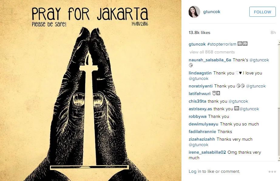 Gambar ini diunggah Gulcin di akun Instagramnya © Instagram.com/gtuncok