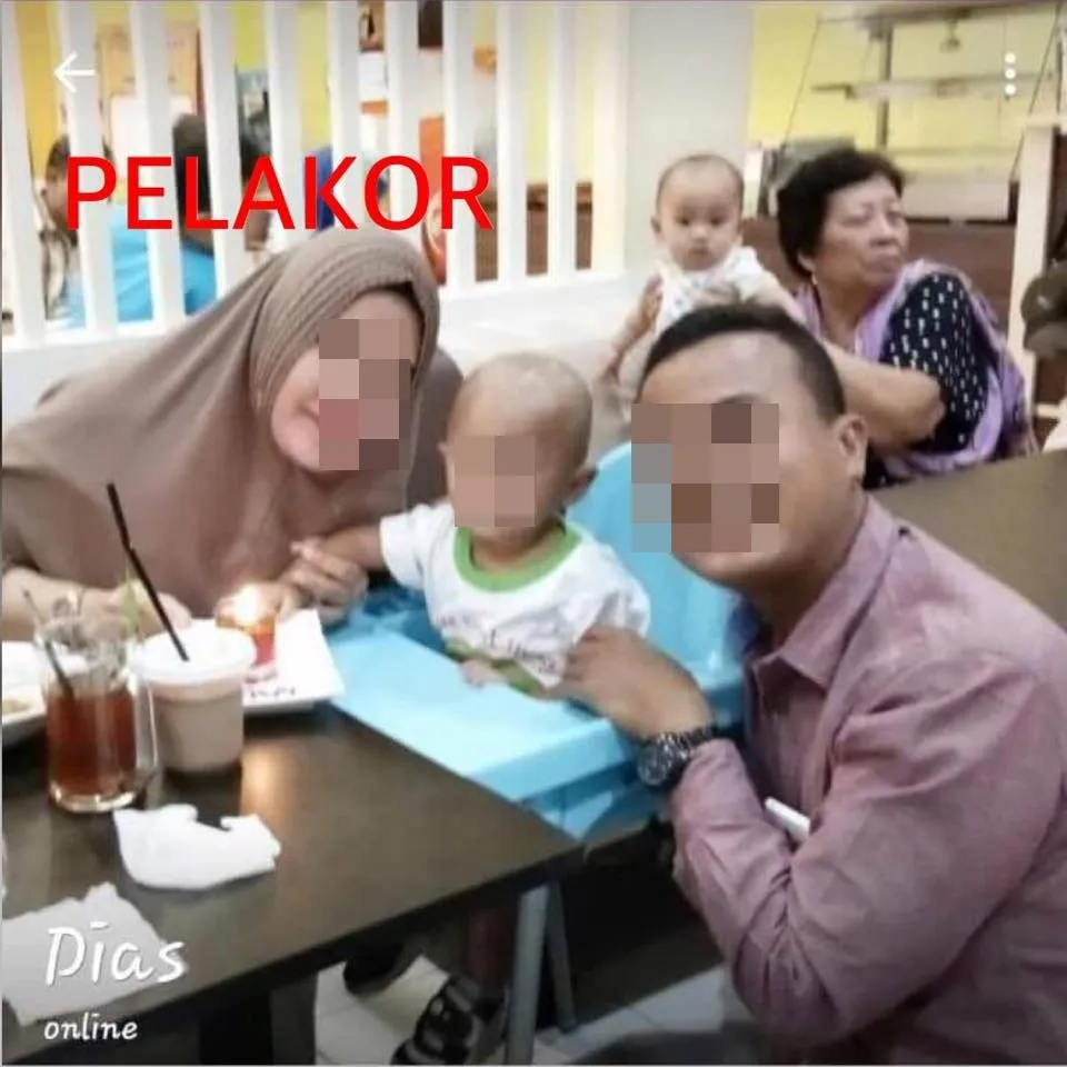 Namun karena merasa dibohongi, akhirnya DEP rela berpisah dari sang suami dan membiarkannya menikahi si selingkuhan © Facebook.com/DEP