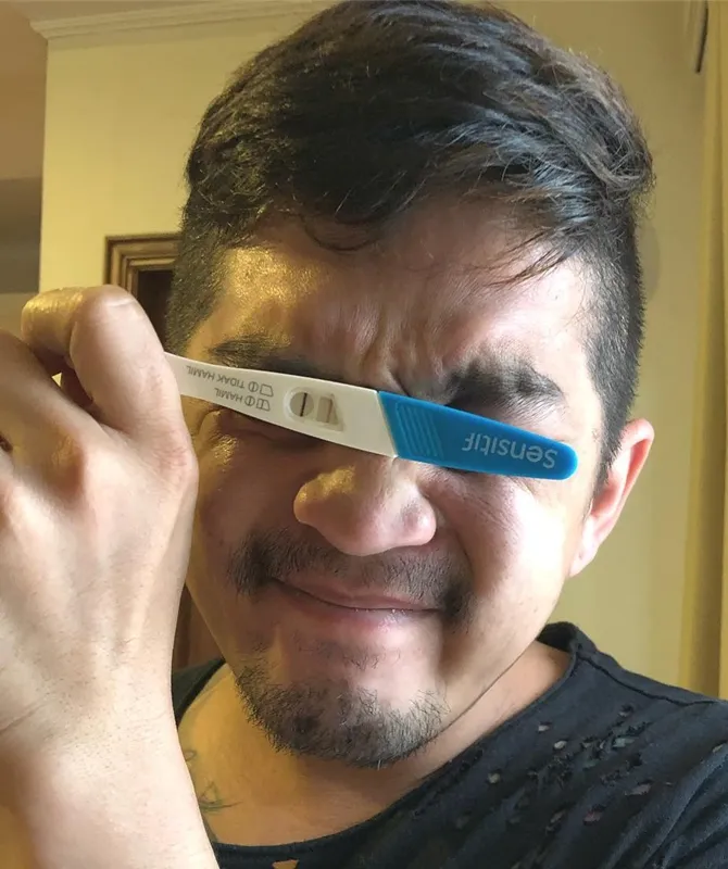 Rangga Ilham terlihat sangat bahagia! © Instagram/selvikitty