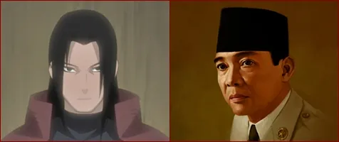 Hashirama Senju - Soekarno © Istimewa