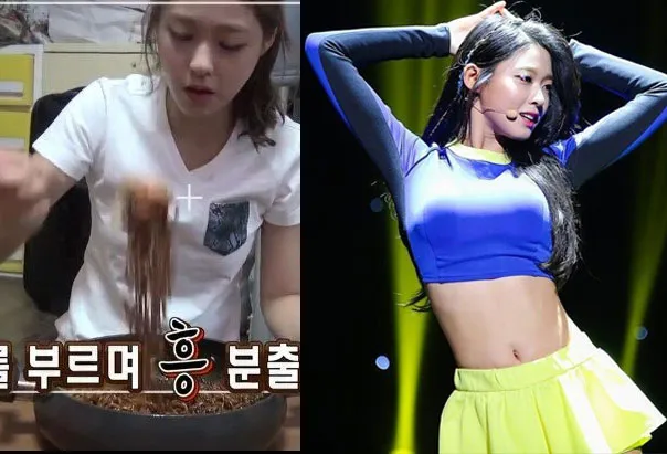Di balik tubuh indah aduhai Seolhyun AOA, ternyata sang idol banyak makan. ©koreaboo.com