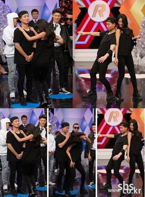 Bocoran aksi dance seksi Seolhyun di Running Man. © SBS