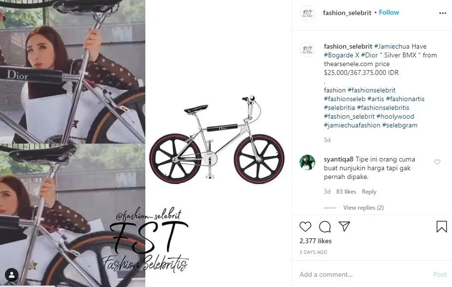 Instagram @fashion_selebrit