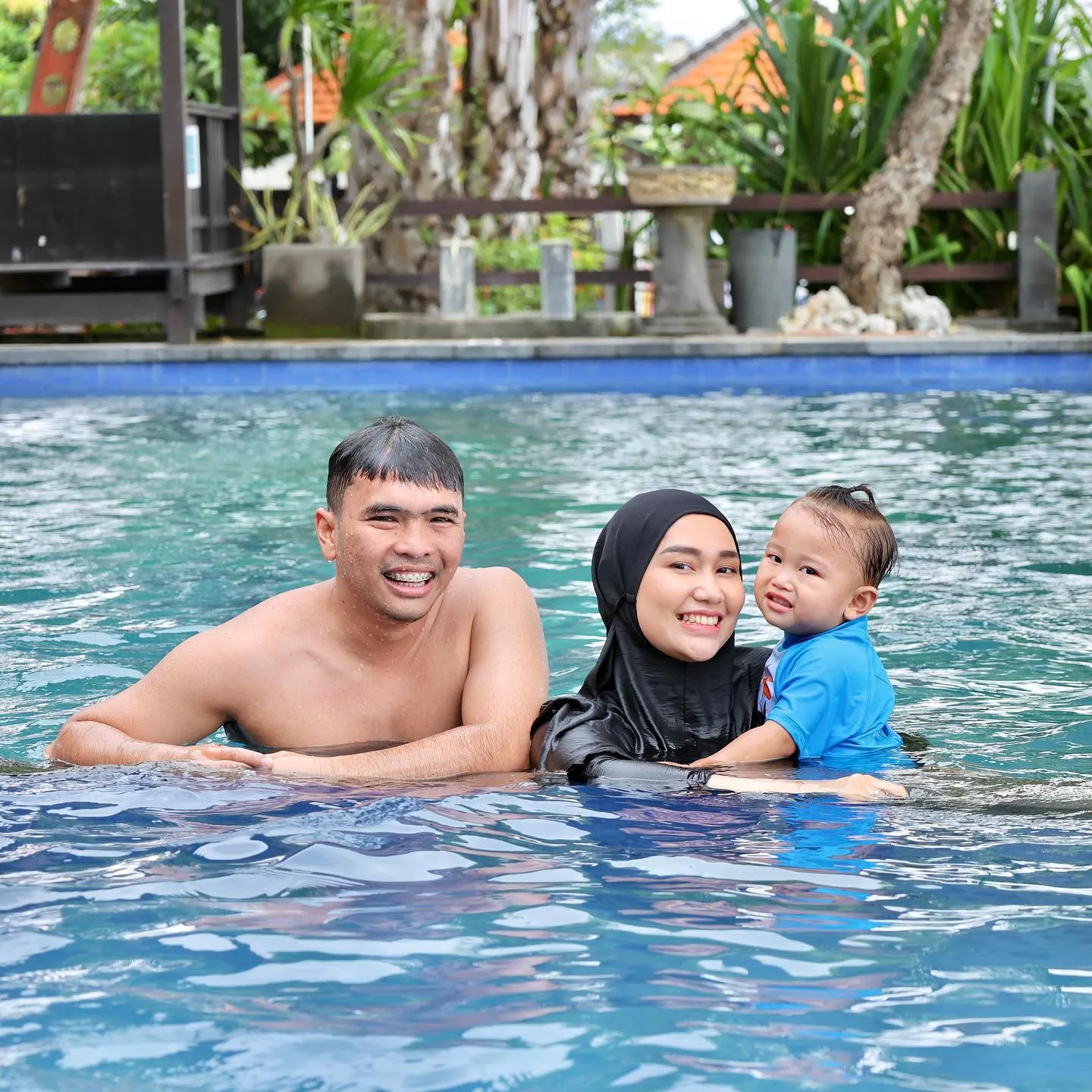 Septia Berusaha Tegar di Hadapan Anak