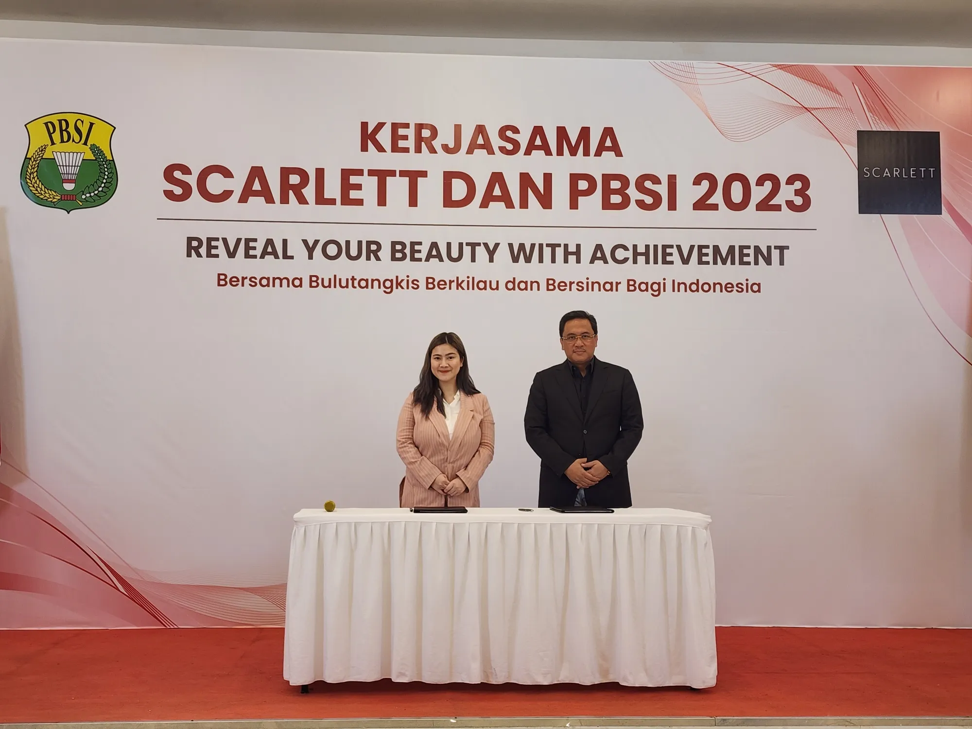 Kemitraan Scarlett Indonesia dan PBSI / Credit Foto: Dokumentasi Pribadi