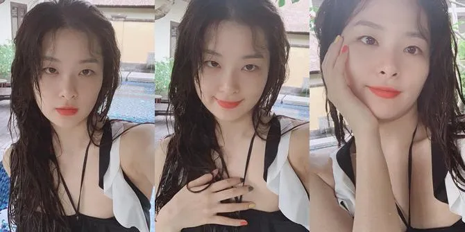 Seulgi Posting Foto Habis Berenang