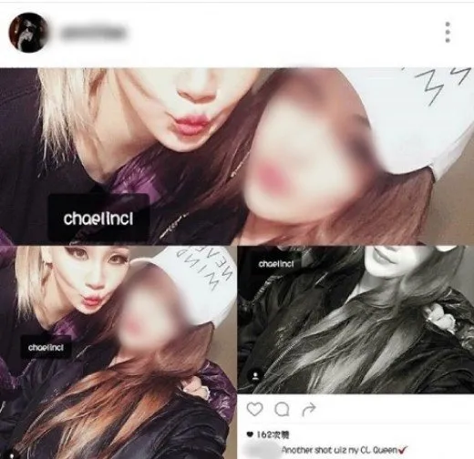 Wanita yang diduga pacar Seungri selfie bareng CL. ©allkpop.com