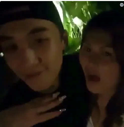 Seungri bersama sahabat Ellen Adarna. © Twitter/@Joonist0912