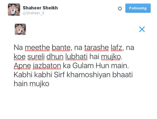 Galau Lagi Shaheer Sheikh Ungkap Perasaan Lewat Sajak 