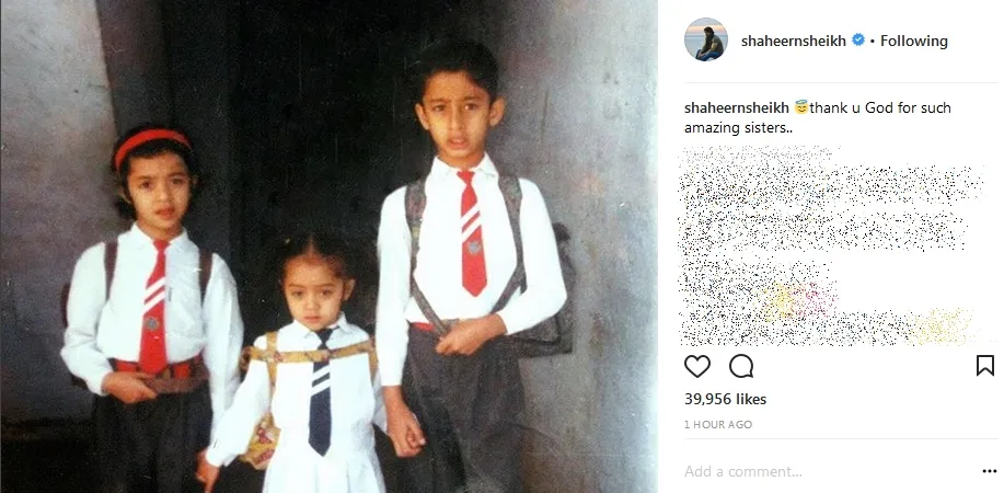 Potret masa kecil Shaheer dan adik-adiknya, nggemesin ©instagram/shaheernsheikh