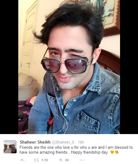 Shaheer Sheikh dan arti sahabat baginya. @twitter/shaheer_s