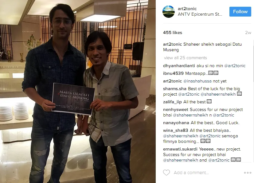 Shaheer bakal main jadi Datu' Museng ©instagram/art2tonic