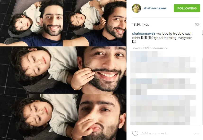 Shaheer seru-seruan bareng Aairah ©instagram/shaheernawaz