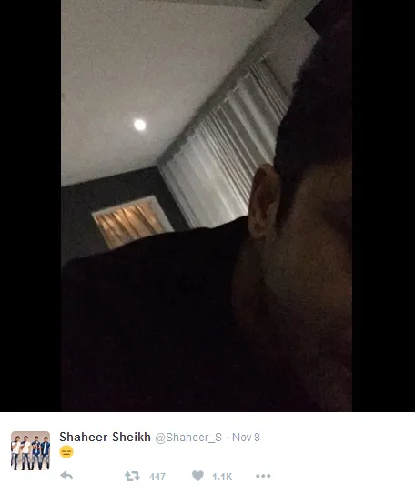 Awalnya Shaheer posting foto ini di Twitter. ©twitter/shaheer_s