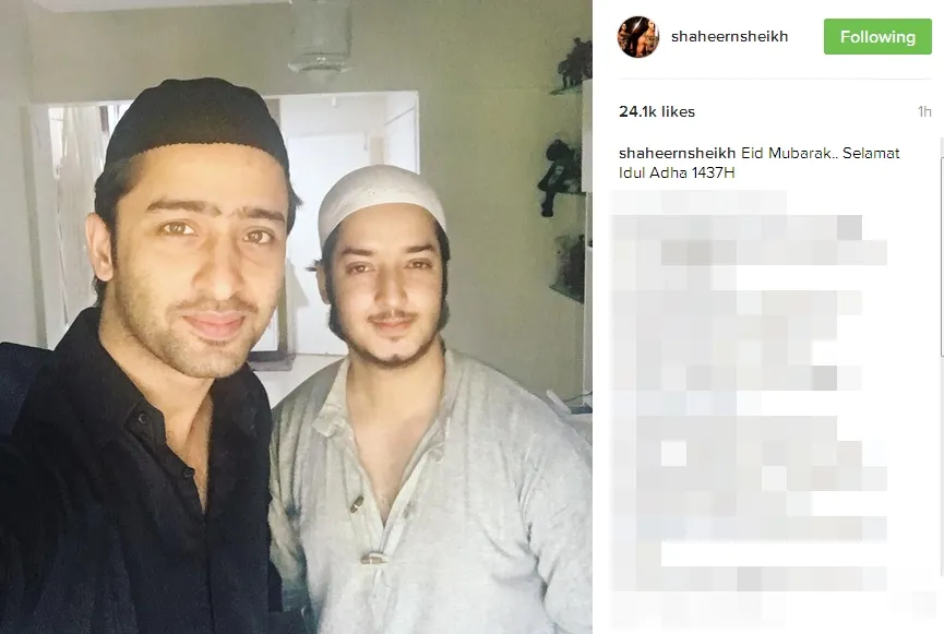 Shaheer Sheikh rayakan Idul Adha bareng Raies ©instagram/shaheernsheikh