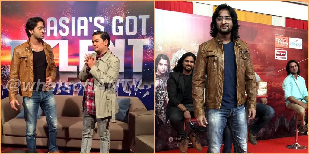 Shaheer di Malaysia (kiri) dan di Indonesia bulan Oktober 2014 (kanan), bajunya mirip bukan? @istimewa