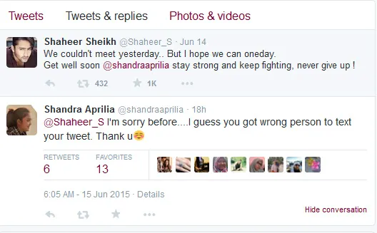 Shaheer salah mention. @twitter/shaheer_s