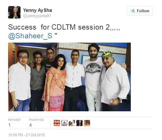 Shaheer menyibukkan diri dengan syuting, coba lupakan Ayu Ting Ting? ©twitter/yennyyunita91