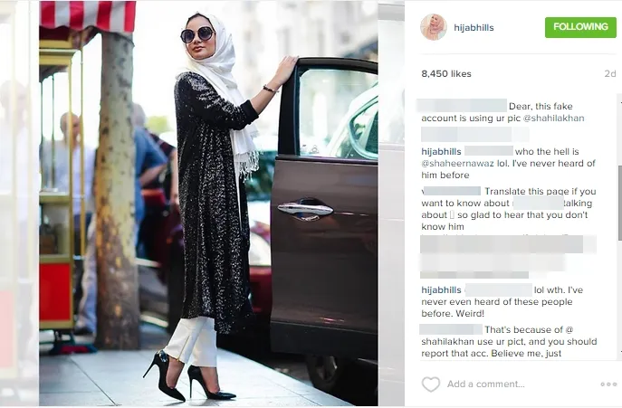 Ruba 'Shahila' tidak kenal dengan Shaheer Sheikh. ©instagram/hijabhills
