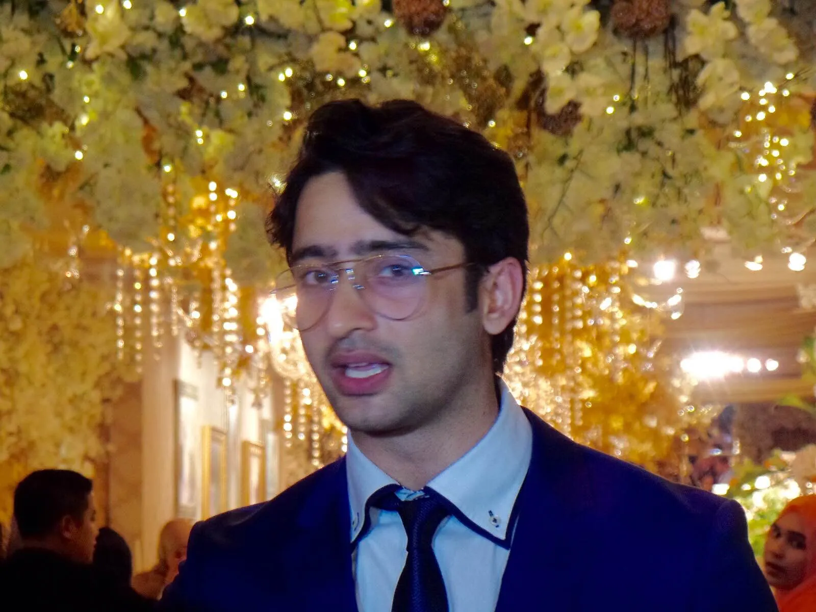 Shaheer memuji kecantikan Nabila di hari pernikahannya. ©KapanLagi.com®/Adi Abbas Nugroho