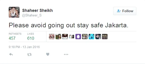 Shaheer serukan imbauan ini ©twitter/shaheer_s