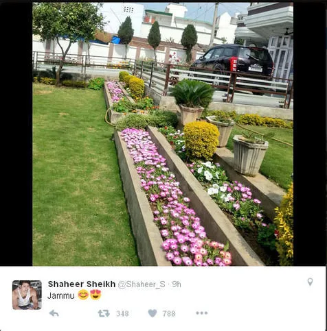 Rumah Shaheer di Jammu ©instagram/shaheernsheikh