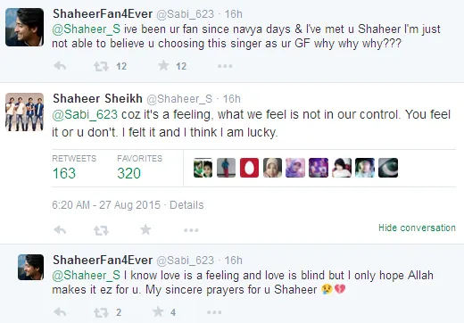 Shaheer merasa beruntung karena sudah jatuh cinta ke Ayu Ting Ting. ©twitter/shaheer_s