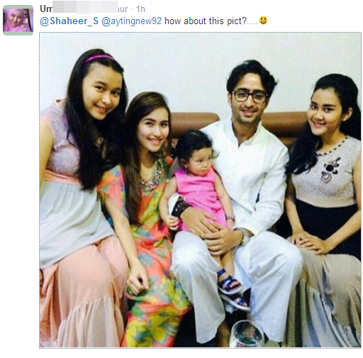 Foto Baru Shaheer Sheikh Bareng Keluarga  Ayu  Ting Ting  