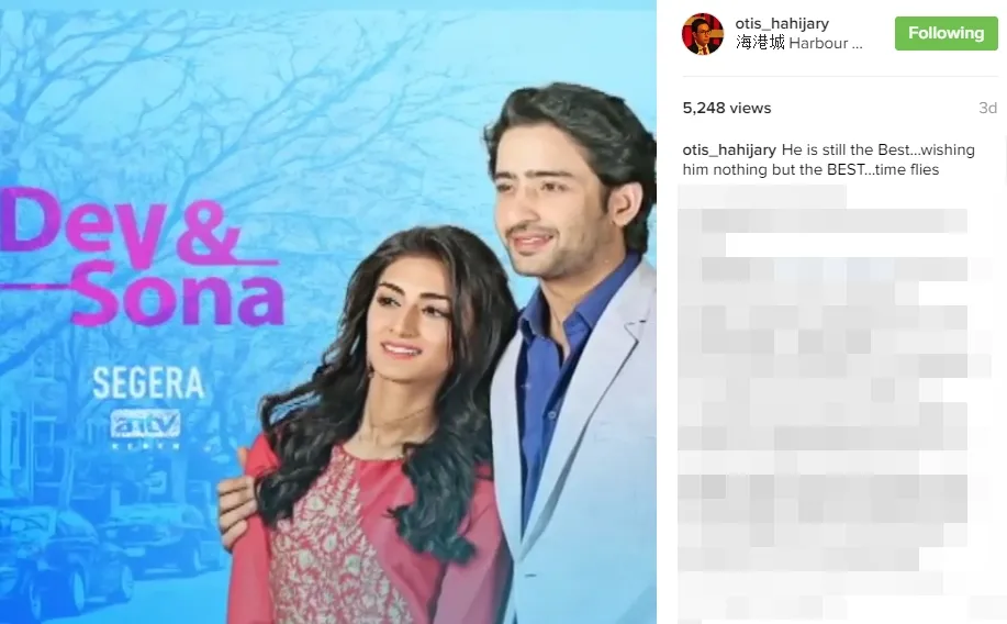 'Kuch Rang Pyar Ke Aishe Bhi' berubah judul jadi 'Dev dan Sona' ©instagram/otis_hahijary