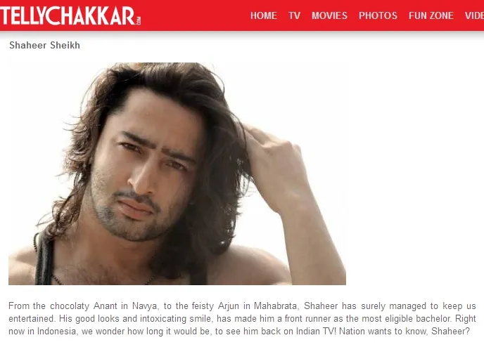 Media India bertanya-tanya kapan Shaheer Sheikh pulang. ©tellychakkar