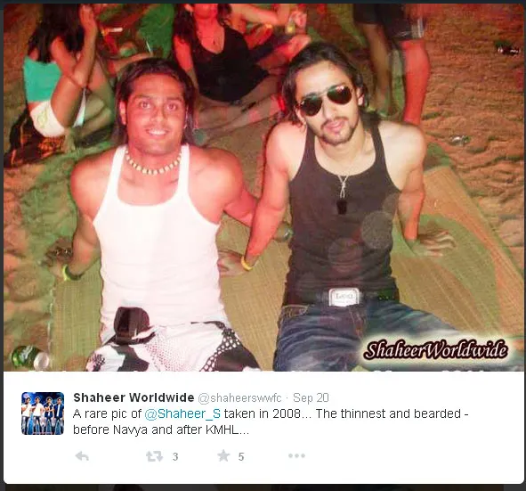 Ini dia sosok Shaheer Sheikh 7 tahun yang lalu © Twitter.com/shaheerswwfc